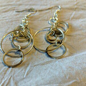 pretty  stylish hoop earrings